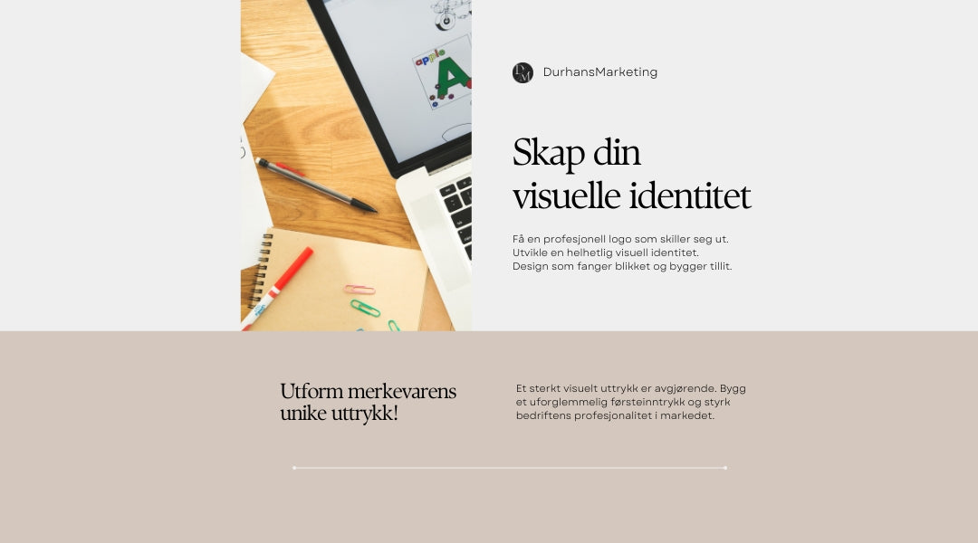 Grafisk Design for småbedrifter | Logo & Visuell Identitet