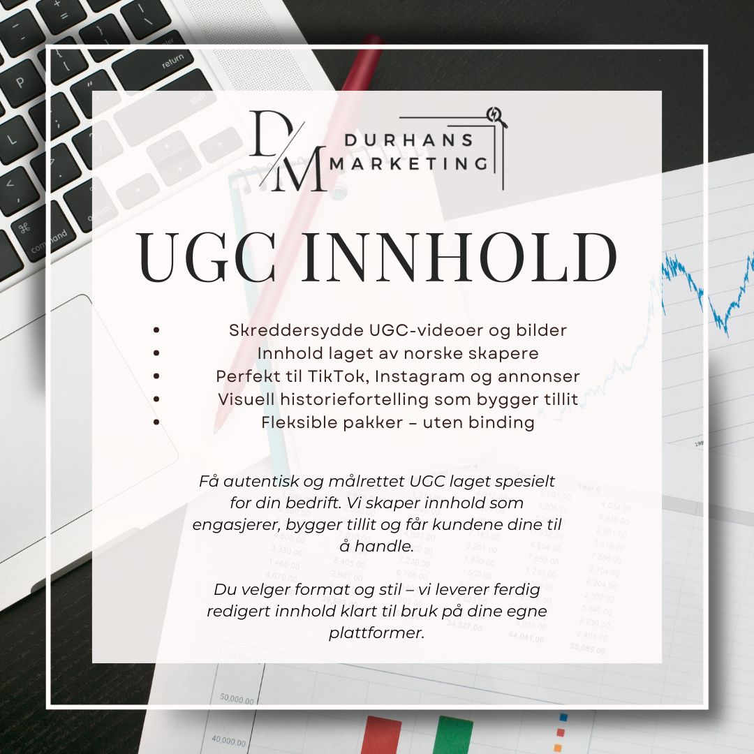 UGC - Skreddersydd og personlig innhold som selger